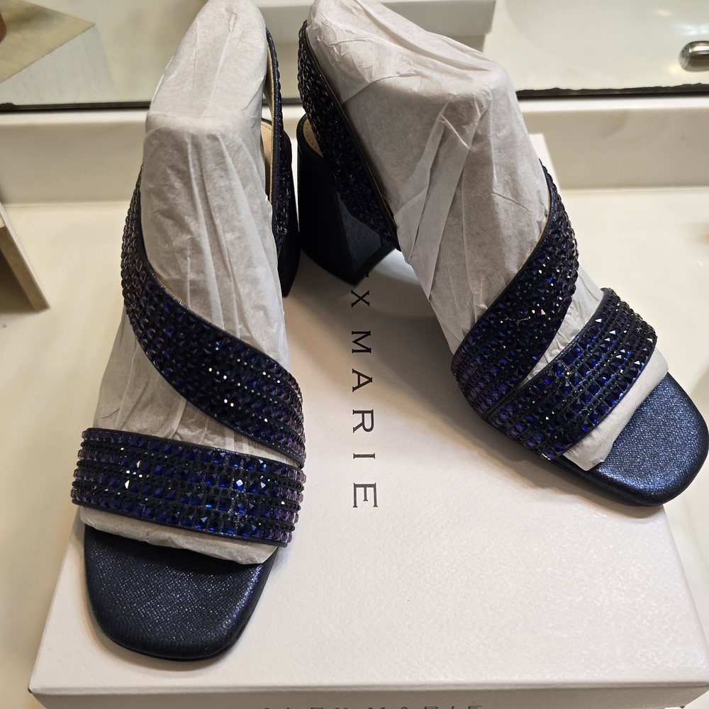 Alex Marie Women's Blue Heeled Sandals